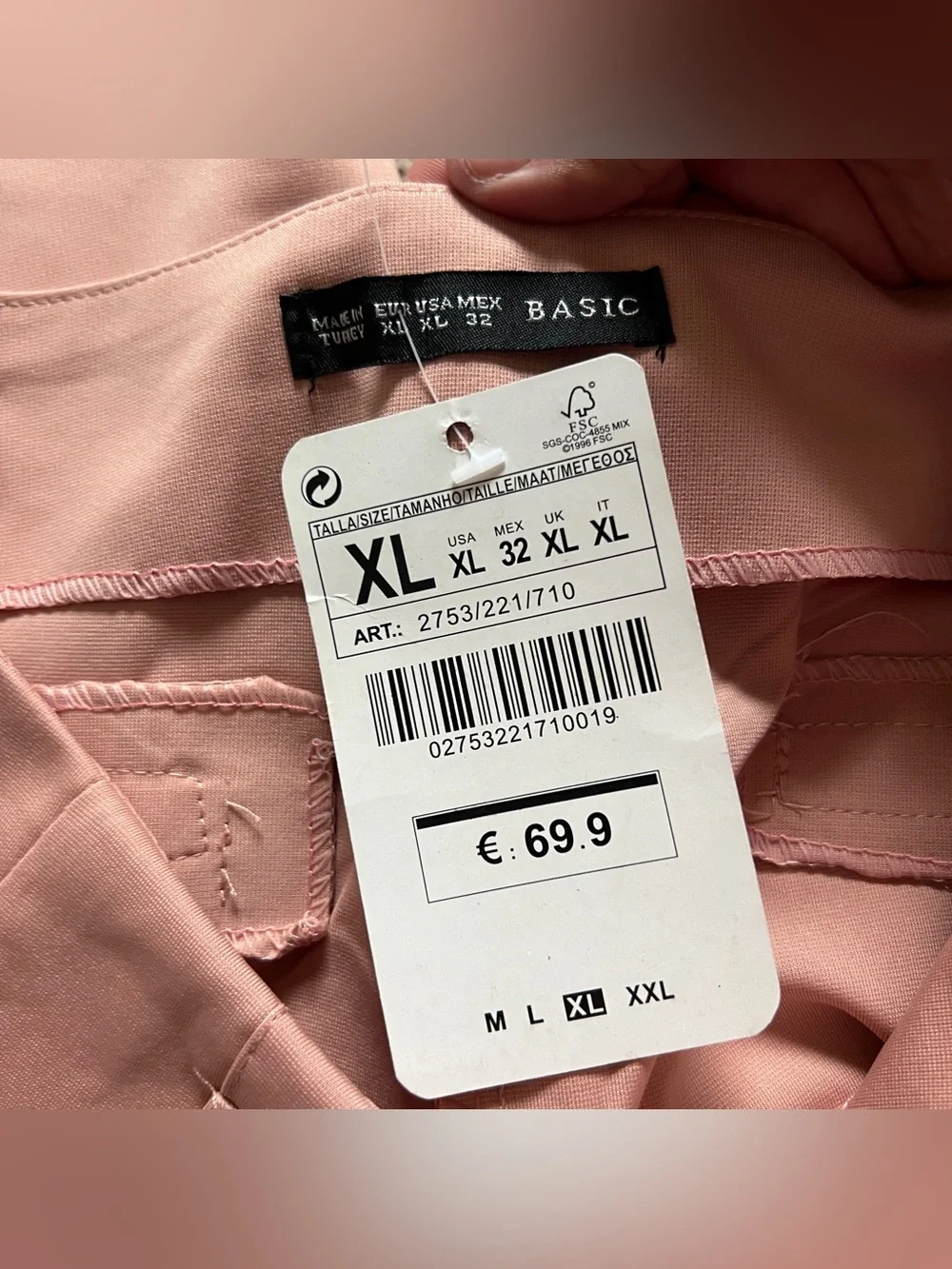 Zara waist measurements*